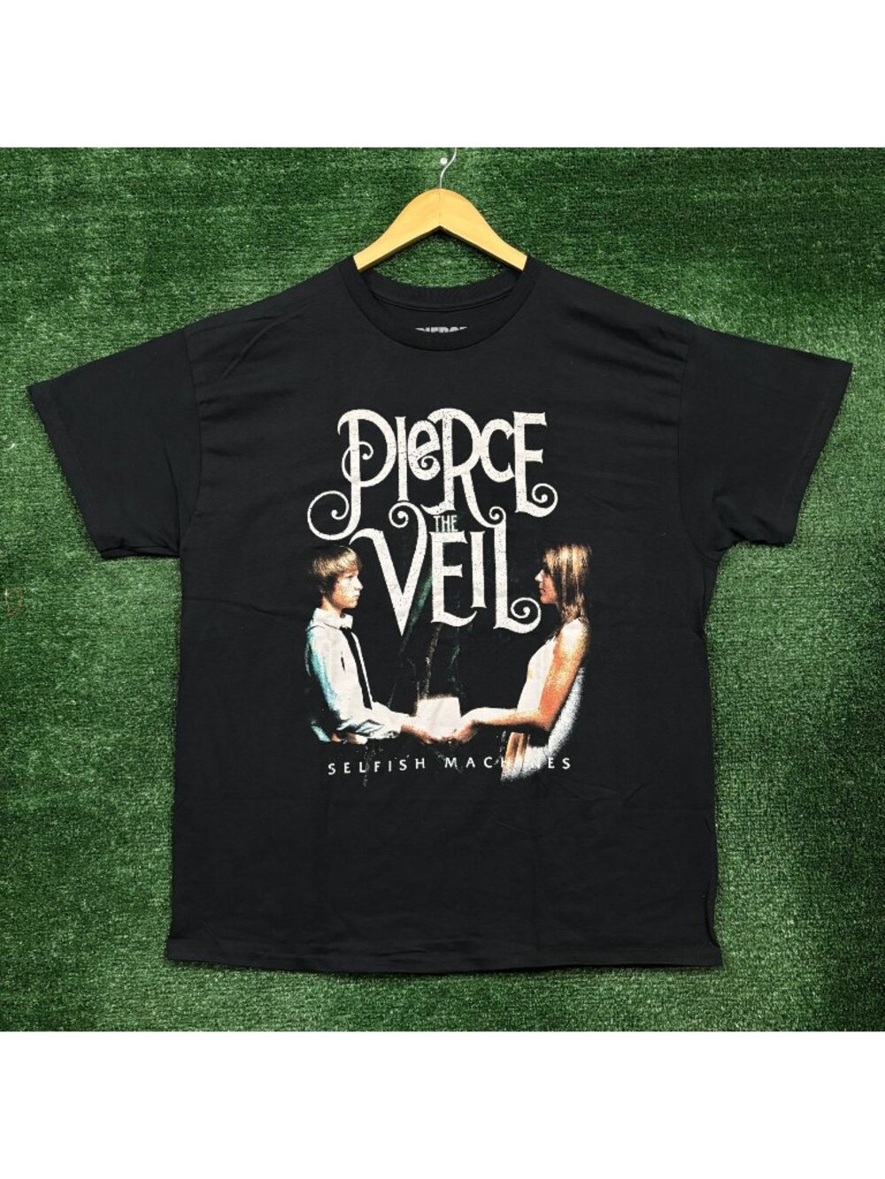 Pierce the Veil Selfish Machines Album Rock Band T-Shirt Size Extra Large